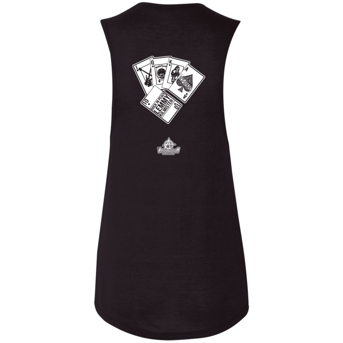 ArtichokeUSA Custom Design. Motorhead's Lemmy Kilmister's Favorite Video Poker Machine. Rock in Peace! Ladies' Flowy Muscle Tank