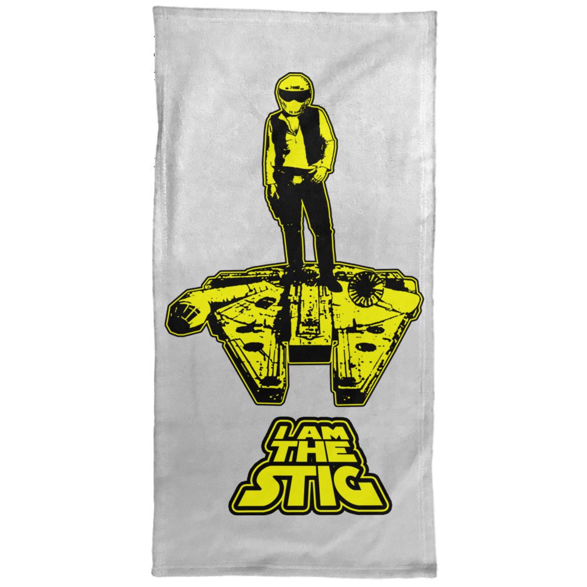 ArtichokeUSA Custom Design. I am the Stig. Han Solo / The Stig Fan Art. Towel - 15x30