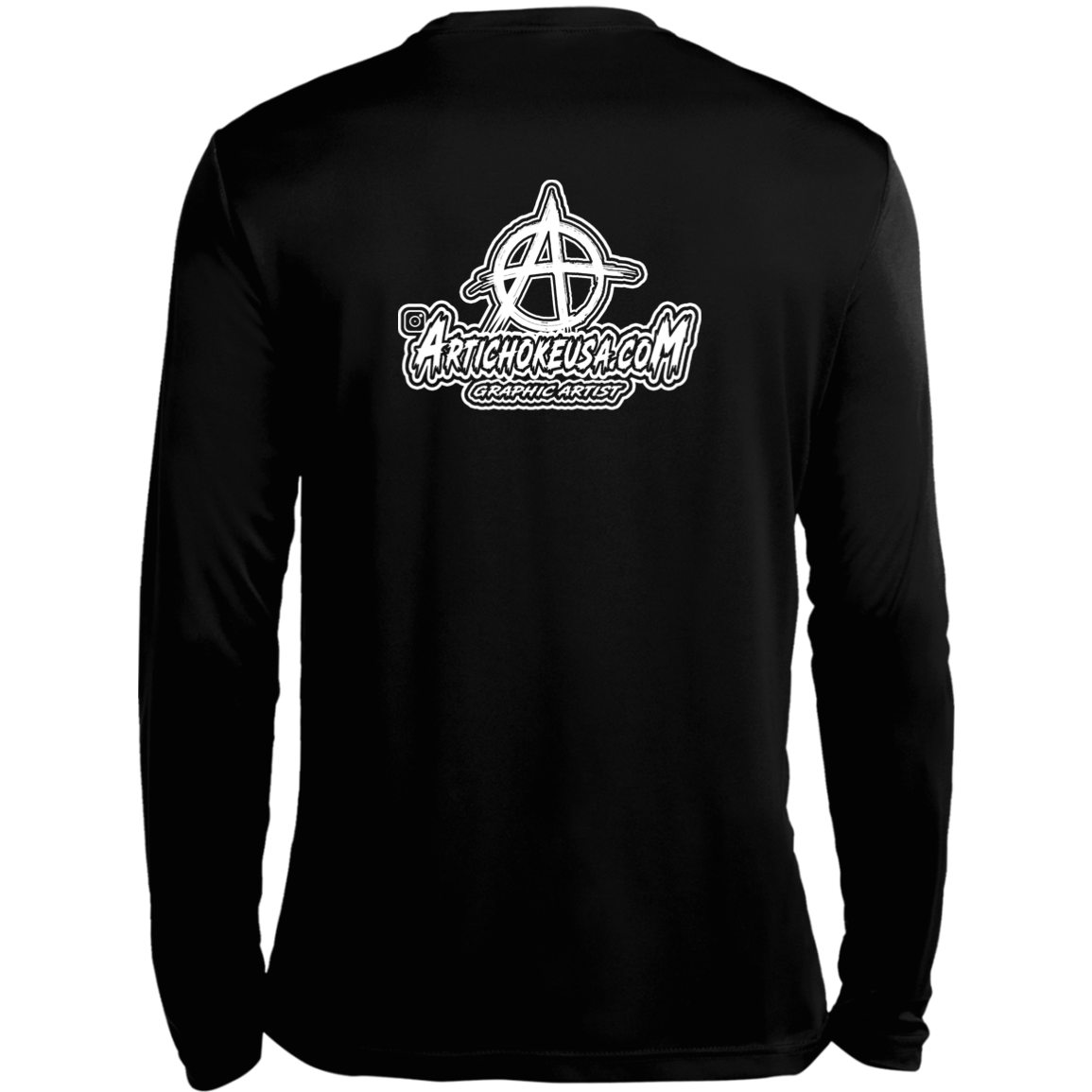 ArtichokeUSA Custom Design. Art Strong. Long Sleeve Moisture-Wicking Tee