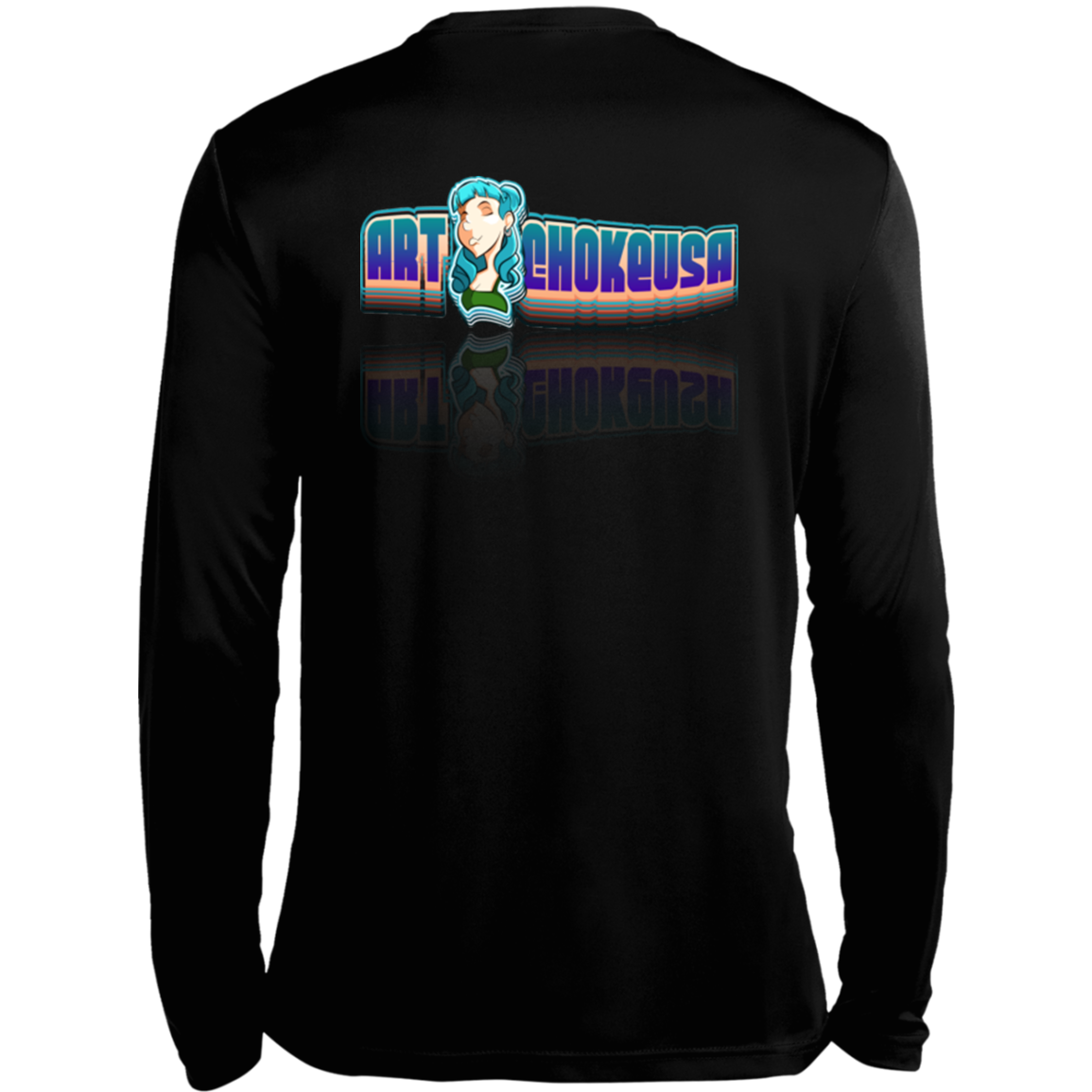 ArtichokeUSA Characters and Fonts. "Shelly" Let’s Create Your Own Design Today. Long Sleeve Moisture-Wicking Tee