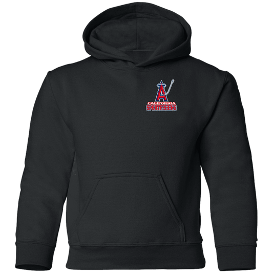 ArtichokeUSA Custom Design. Anglers. Southern California Sports Fishing. Los Angeles Angels Parody. Youth Pullover Hoodie