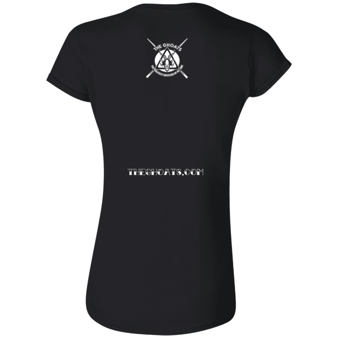 The GHOATS Custom Design. #28 Rack Em' (Ladies only). Ultra Soft Style Ladies' T-Shirt
