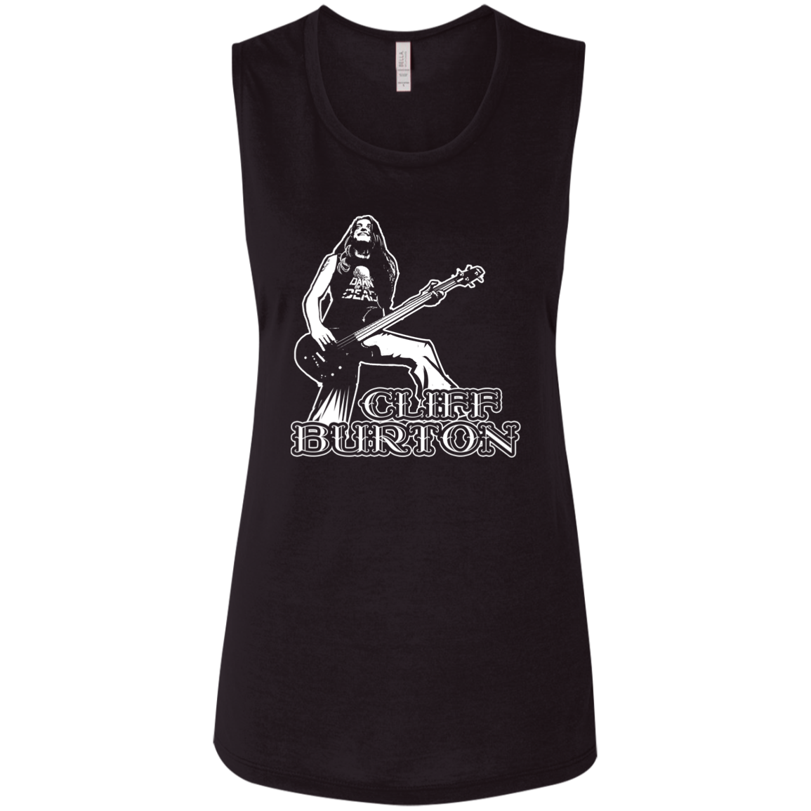 ArtichokeUSA Custom Design. Cliff Burton Tribute. Ladies' Flowy Muscle Tank