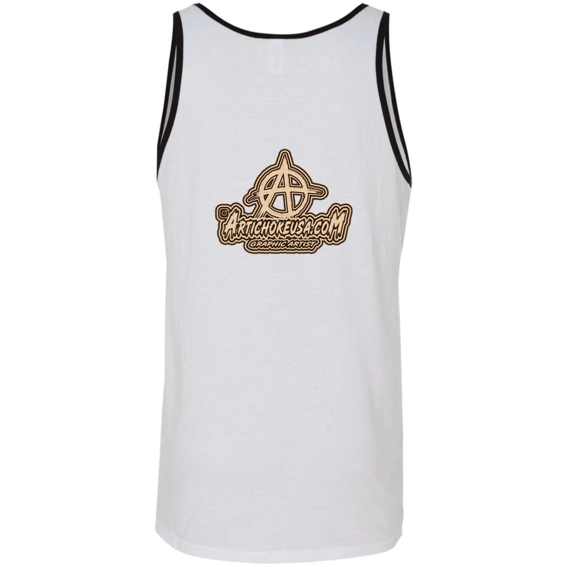 ArtichokeUSA Character and Font design. Let's Create Your Own Team Design Today. Mullet Mike. Unisex Tank