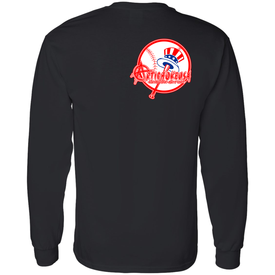 ArtichokeUSA Character and Font Design. Let’s Create Your Own Design Today. Brooklyn. 100 % Cotton LS T-Shirt