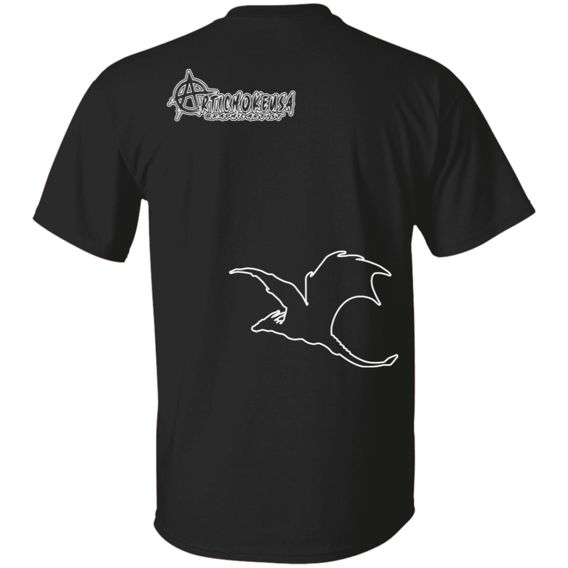 ArtichokeUSA Custom Design #16. Dracarys That Shit Up. Game of Thrones Fan Art. Basic 100% Cotton T-Shirt