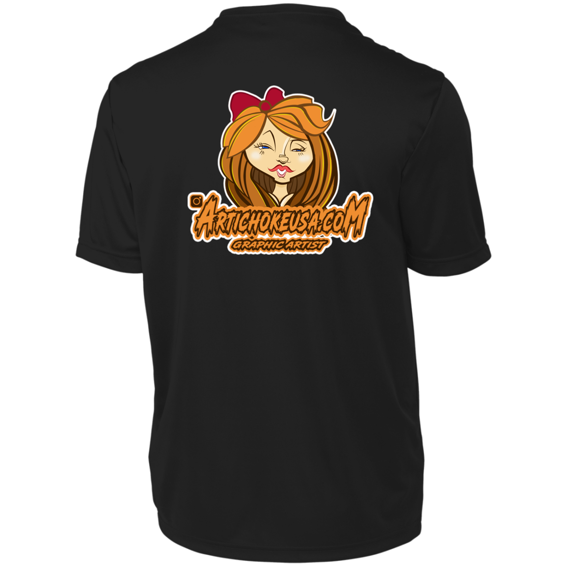ZZ#21 Characters and Fonts. Aubrey. A show case of my characters and font styles. Men's Moisture-Wicking Tee