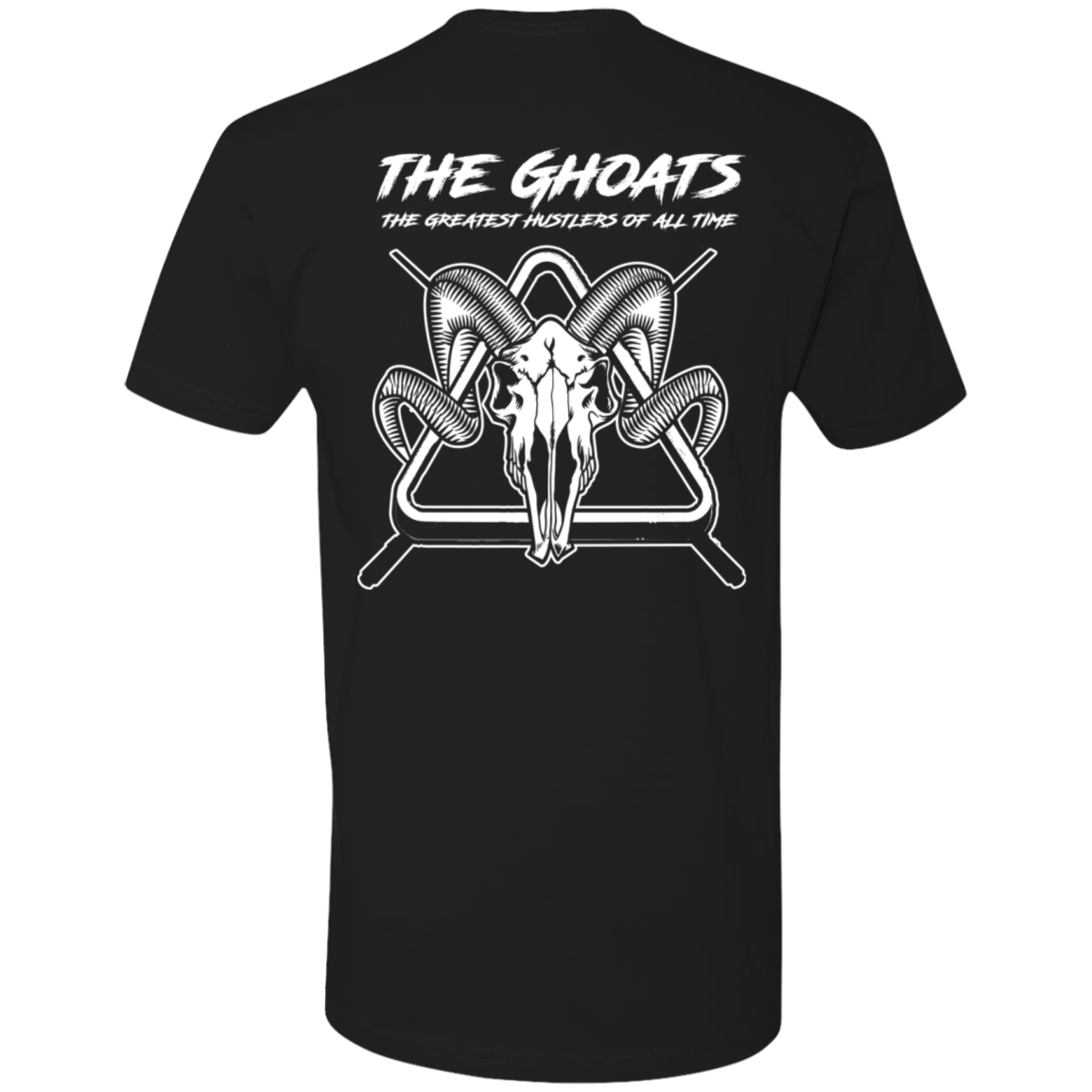 The GHOATS Custom Design #28. Shoot Pool. Next Level Ultra Soft Fitted T-Shirt