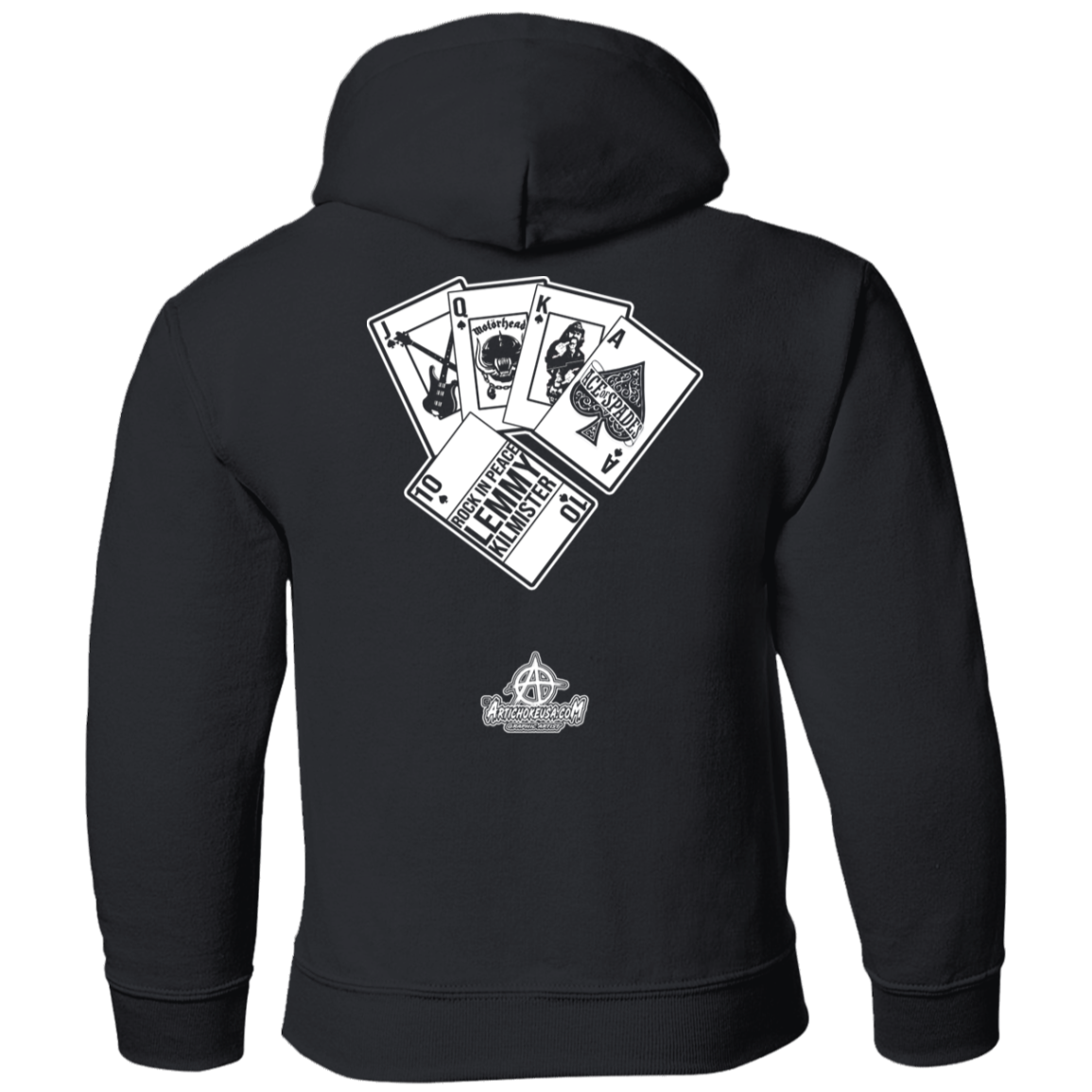 ArtichokeUSA Custom Design. Motorhead's Lemmy Kilmister's Favorite Video Poker Machine. Rock in Peace! Youth Pullover Hoodie