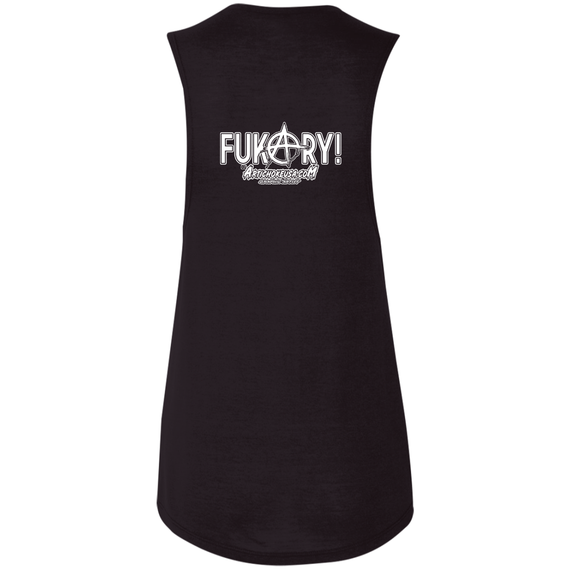 ArtichokeUSA Custom Design. FUKCERY. The New Bullshit. Ladies' Flowy Muscle Tank