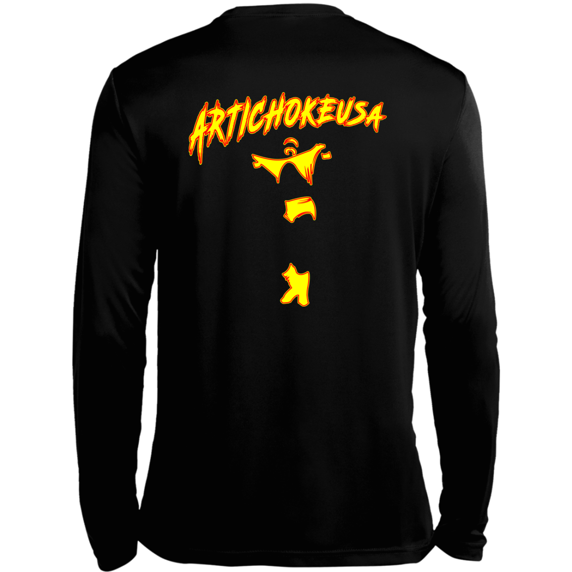 ArtichokeUSA Character and Font Design. Let’s Create Your Own Design Today. Fan Art. The Hulkster. Long Sleeve Moisture-Wicking Tee