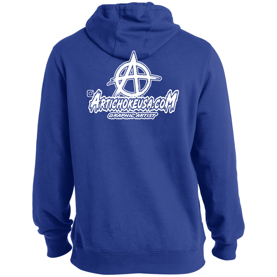 ArtichokeUSA Custom Design. Adobo. Adidas Parody. Tall Pullover Hoodie