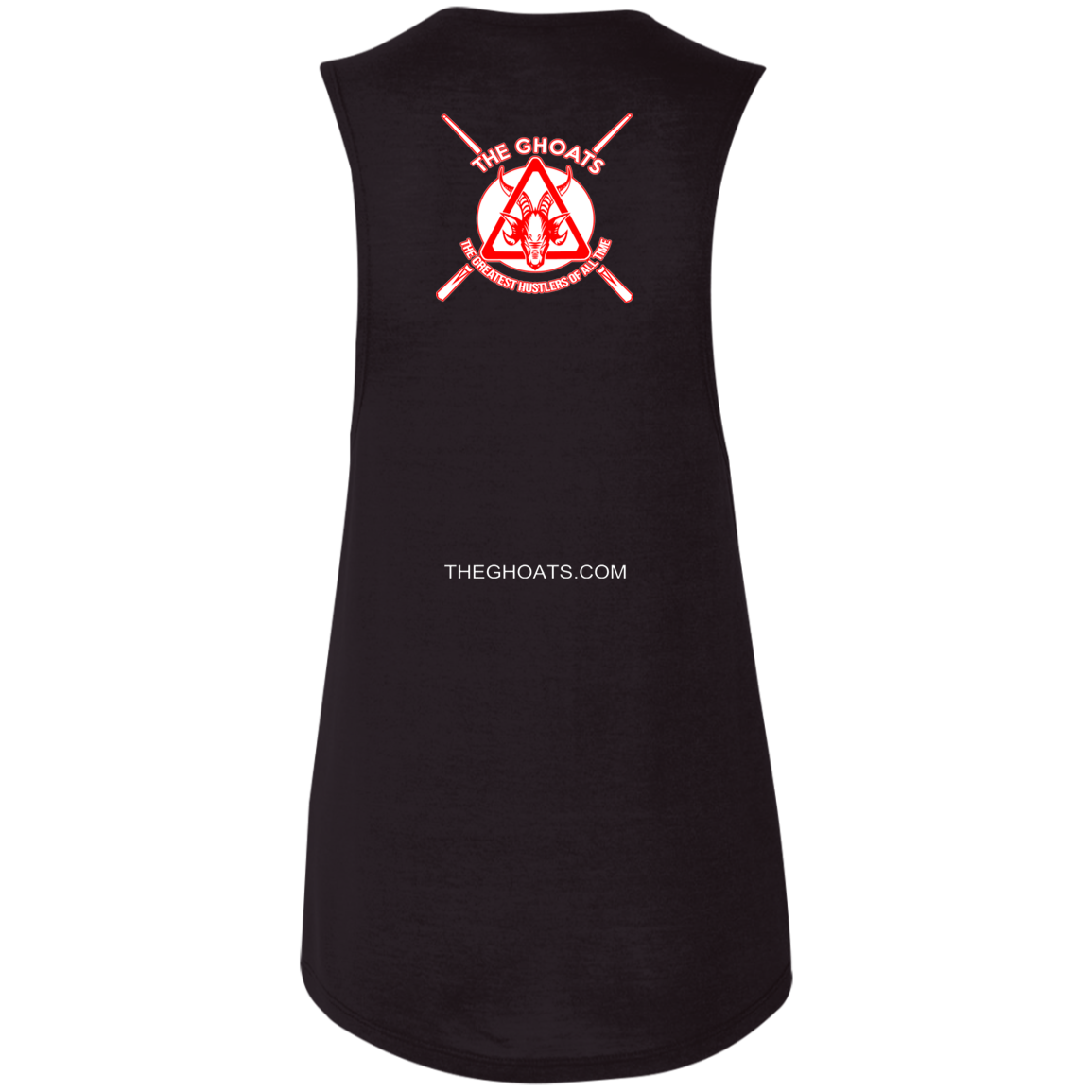 The GHOATS Custom Design. #35 SNOOKER. Ladies' Flowy Muscle Tank