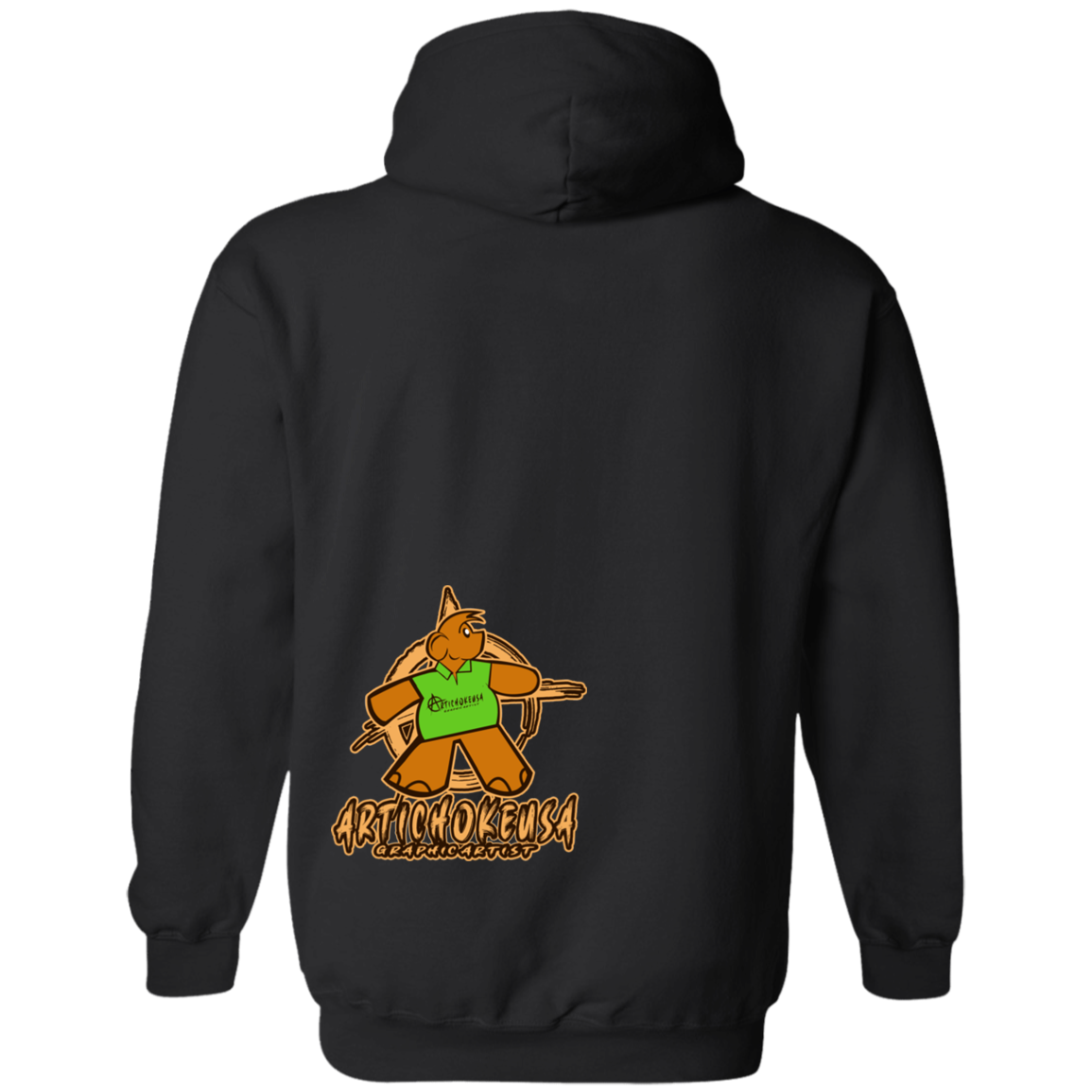 ArtichokeUSA Character and Font Design. Let’s Create Your Own Design Today. Winnie. Basic Pullover Hoodie