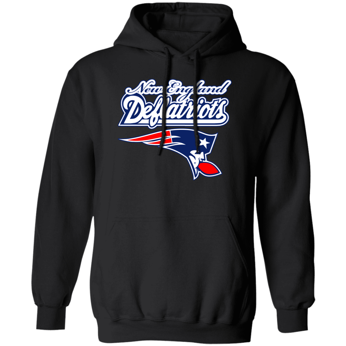 ArtichokeUSA Custom Design. New England Deflatriots. New England Patriots Parody. Basic Pullover Hoodie
