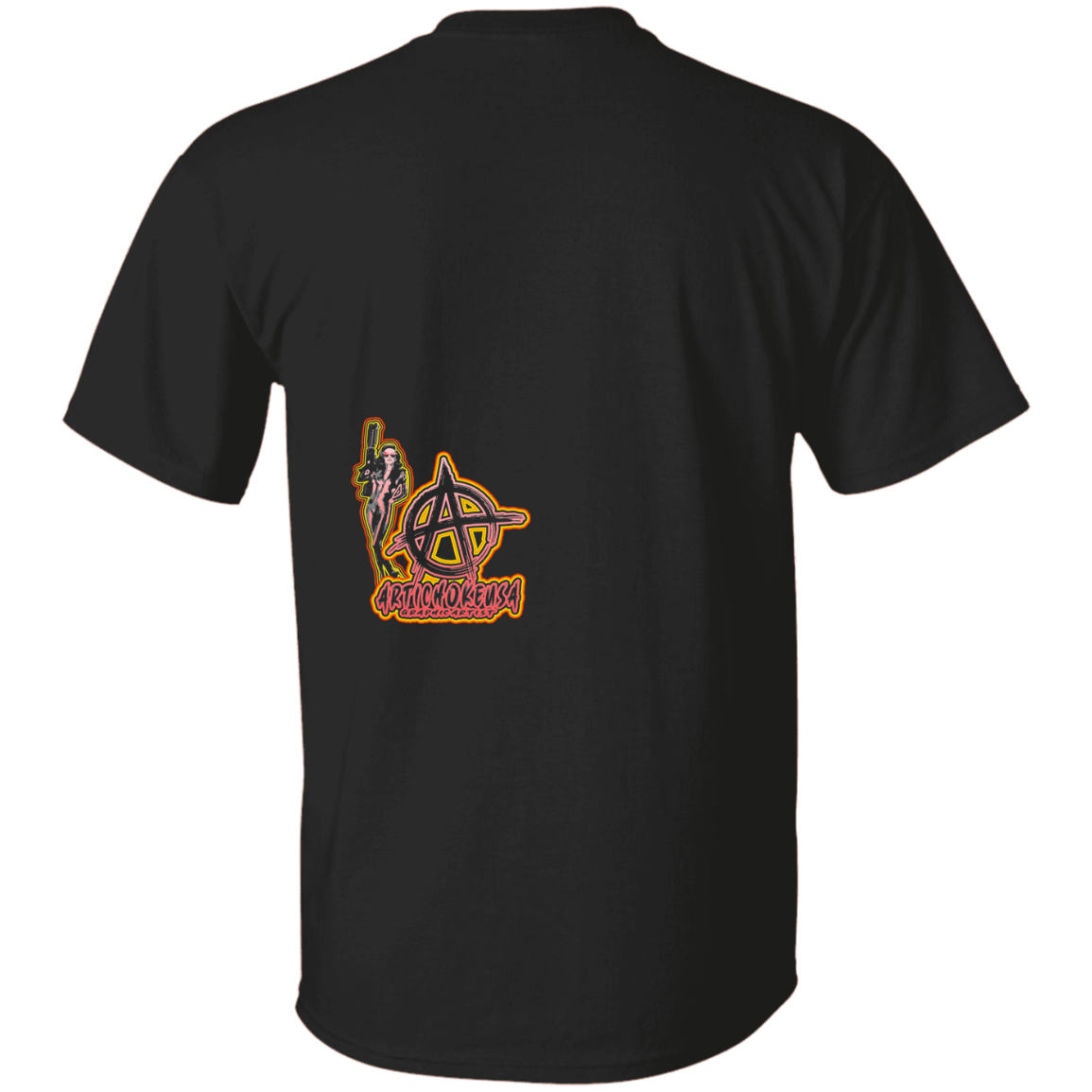 ArtichokeUSA Character and Font design. Let's Create Your Own Team Design Today. Mary Boom Boom. 100% Cotton T-Shirt