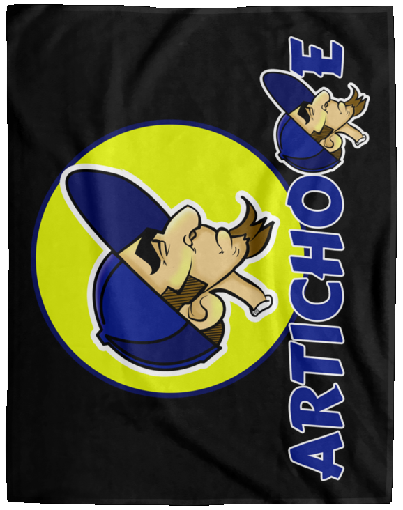 ZZ#20 ArtichokeUSA Characters and Fonts. "Clem" Let’s Create Your Own Design Today. Fleece Blanket - 60x80