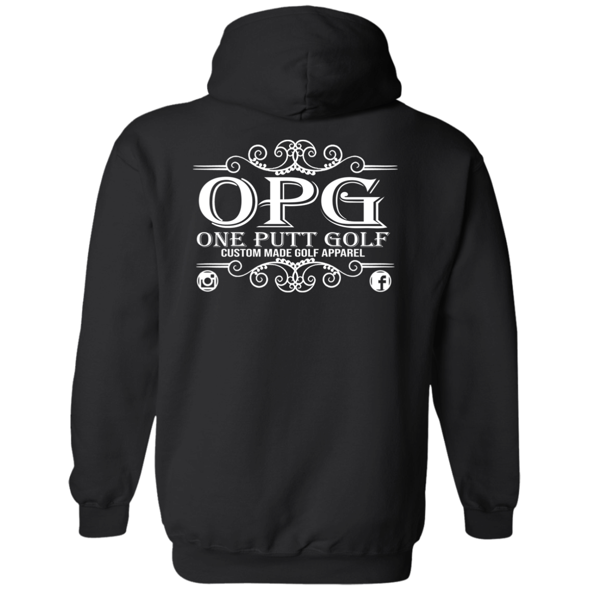 OPG Custom Design #00. OPG - One Putt Golf. Front and Back Design. Hoodie