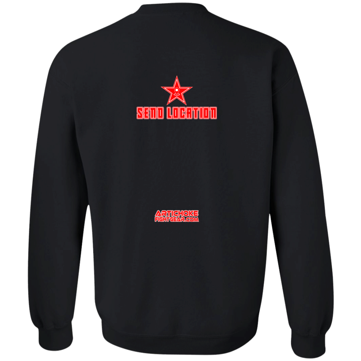 Artichoke Fight Gear Custom Design #17. SEND LOCATION. Crewneck Pullover Sweatshirt