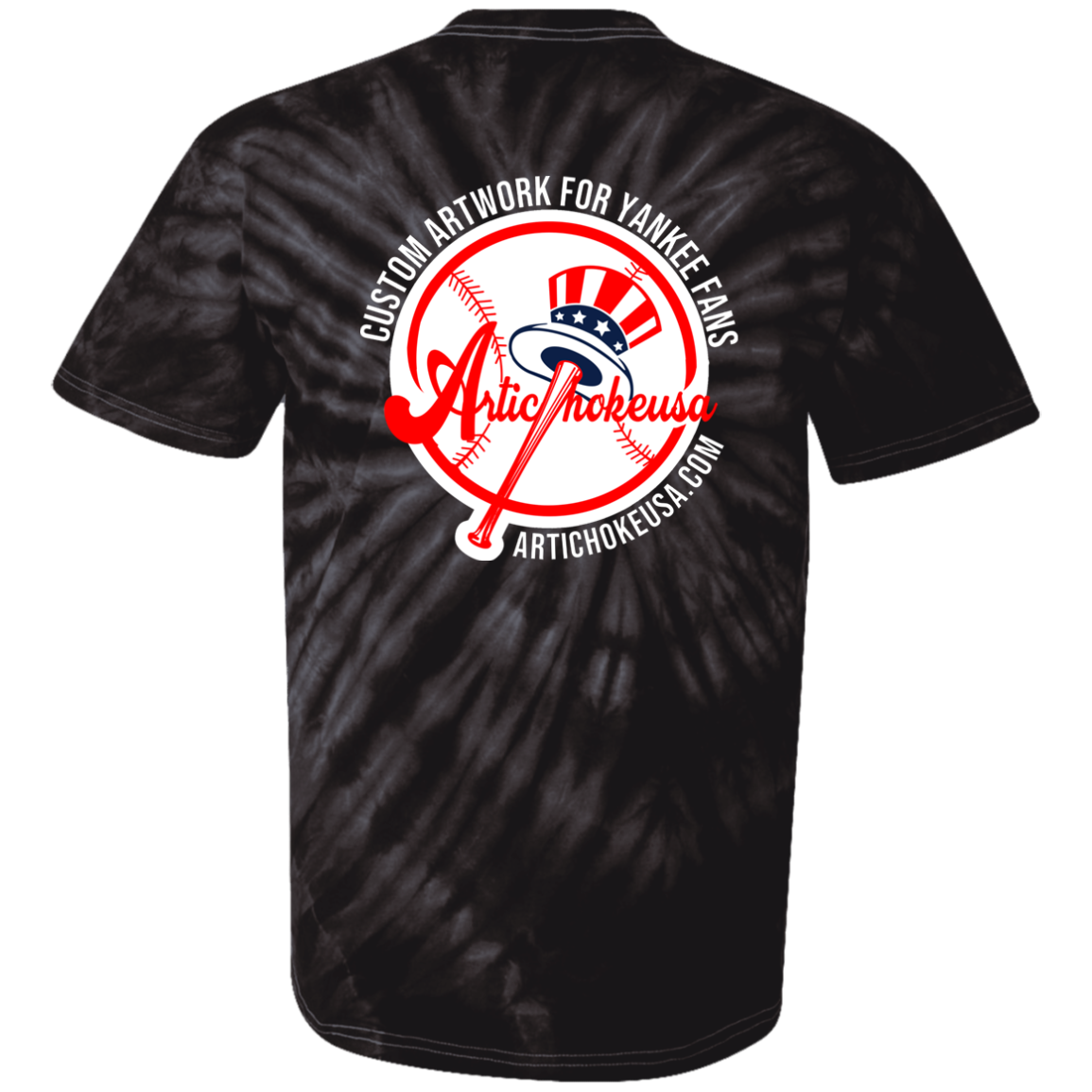 ArtichokeUSA Custom Design. BUCK FOSTON. 100% Cotton Tie Dye T-Shirt