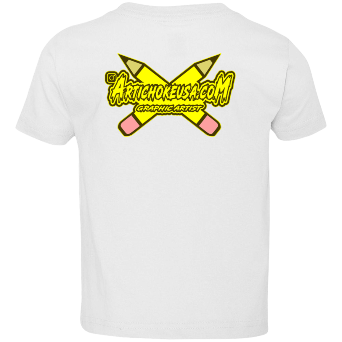 ArtichokeUSA Custom Design. Eat. Draw. Sleep. Repeat. Toddler Jersey T-Shirt