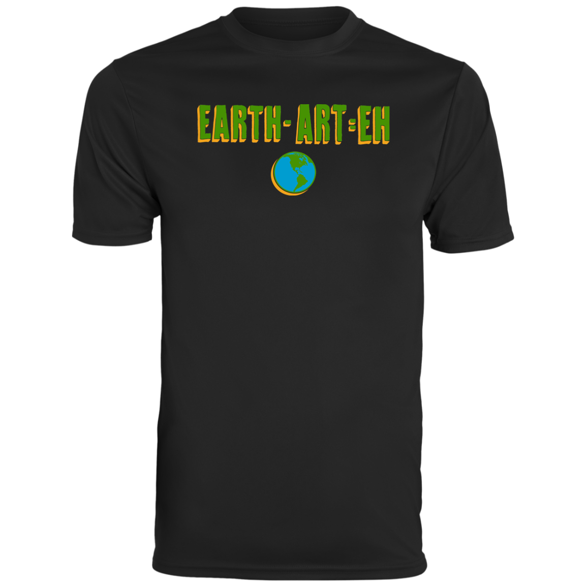 ArtichokeUSA Custom Design. EARTH-ART=EH. Men's Moisture-Wicking Tee