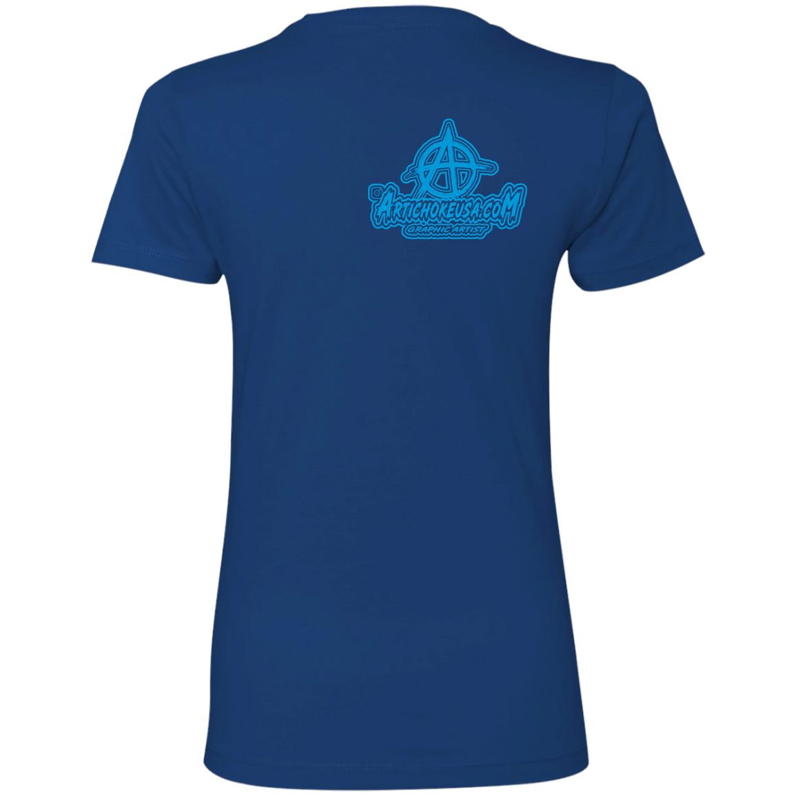 ArtichokeUSA Character and Font design. Let's Create Your Own Team Design Today. My first client Charles. Ladies' Boyfriend T-Shirt