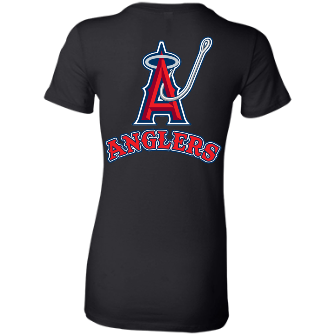 ArtichokeUSA Custom Design. Anglers. Southern California Sports Fishing. Los Angeles Angels Parody. Ladies' Favorite T-Shirt