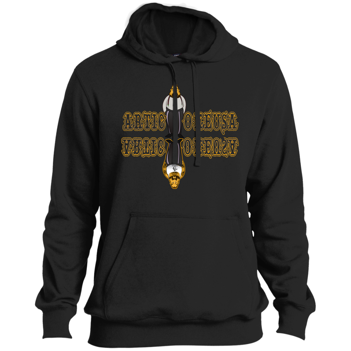 ArtichokeUSA Custom Design. Façade: (Noun) A false appearance that makes someone or something seem more pleasant or better than they really are. Ultra Soft Pullover Hoodie