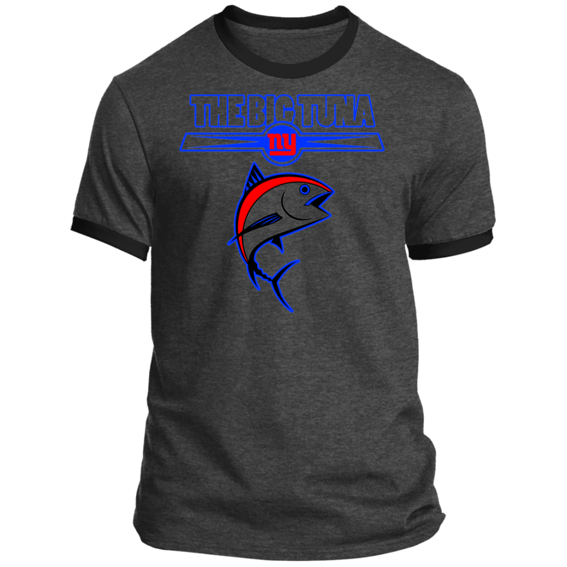 ArtichokeUSA Custom Design. The Big Tuna. Bill Parcell Tribute. NY Giants Fan Art. Ringer Tee