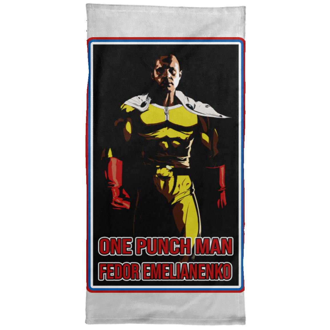 ArtichokeUSA Custom Design. One Punch Fedor. Fedor Emelianenko/One Punch Man Fan Art. Towel - 15x30