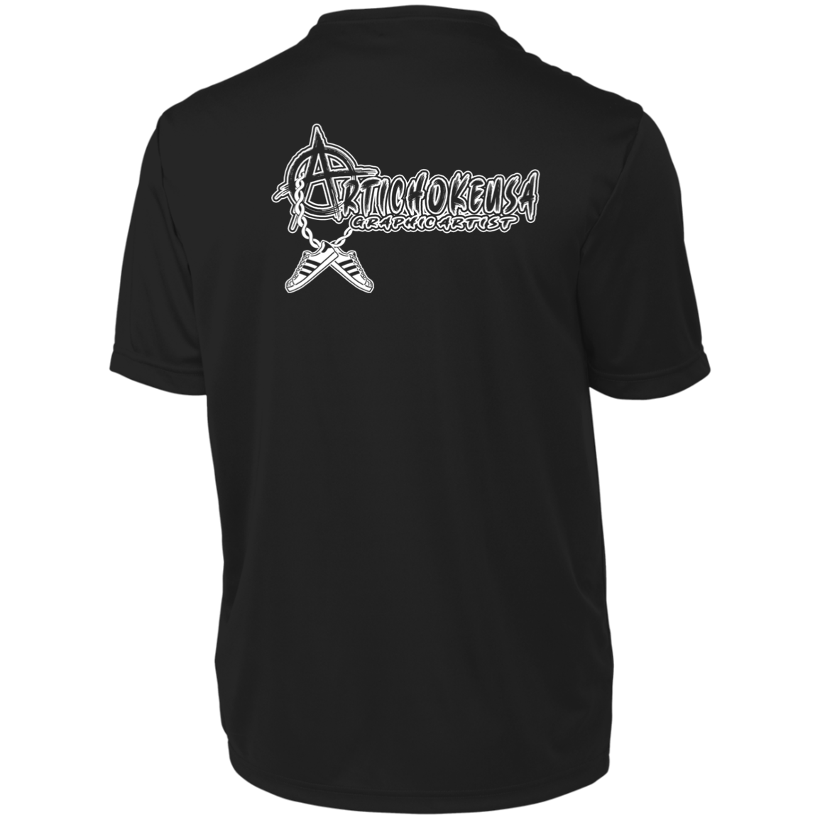 ArtichokeUSA Custom Design. Straight Outta Old School. The GOATs of Rap. Men's Moisture-Wicking Tee