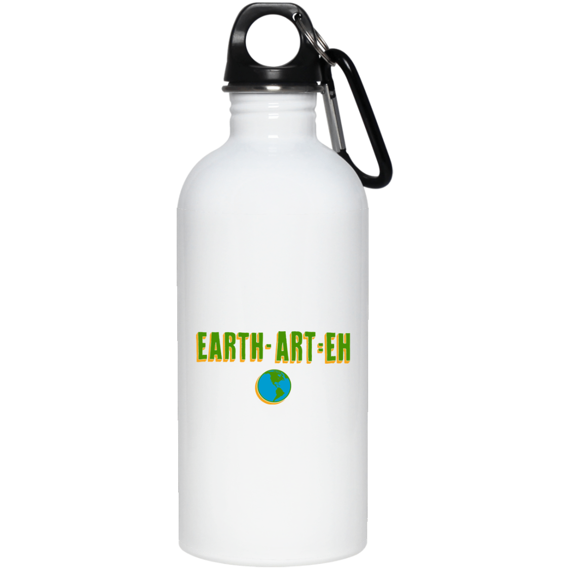 ArtichokeUSA Custom Design. EARTH-ART=EH. 20 oz. Stainless Steel Water Bottle