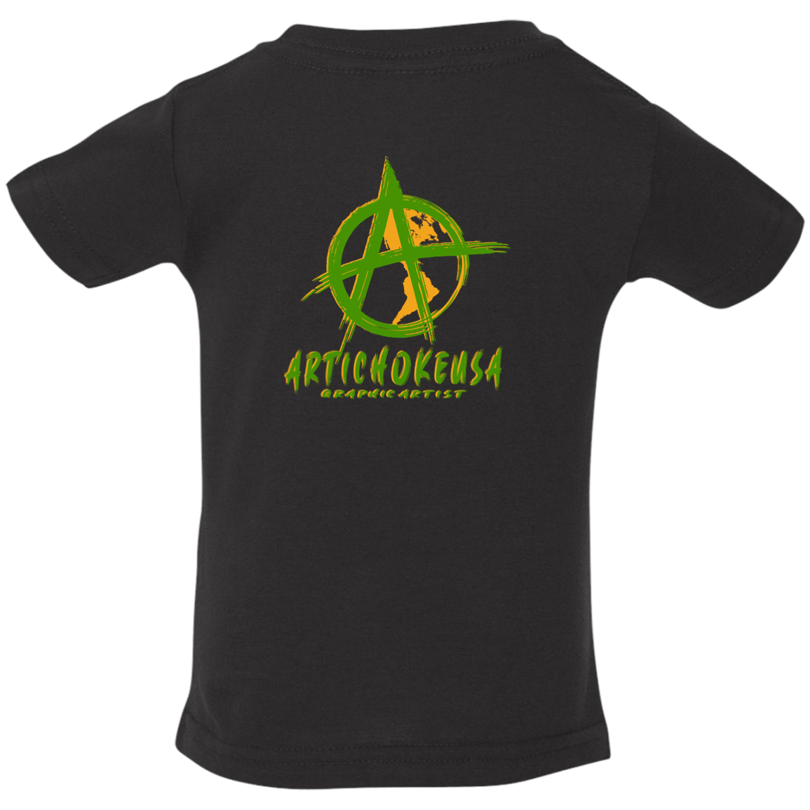 ArtichokeUSA Custom Design. EARTH-ART=EH. Infant Jersey T-Shirt