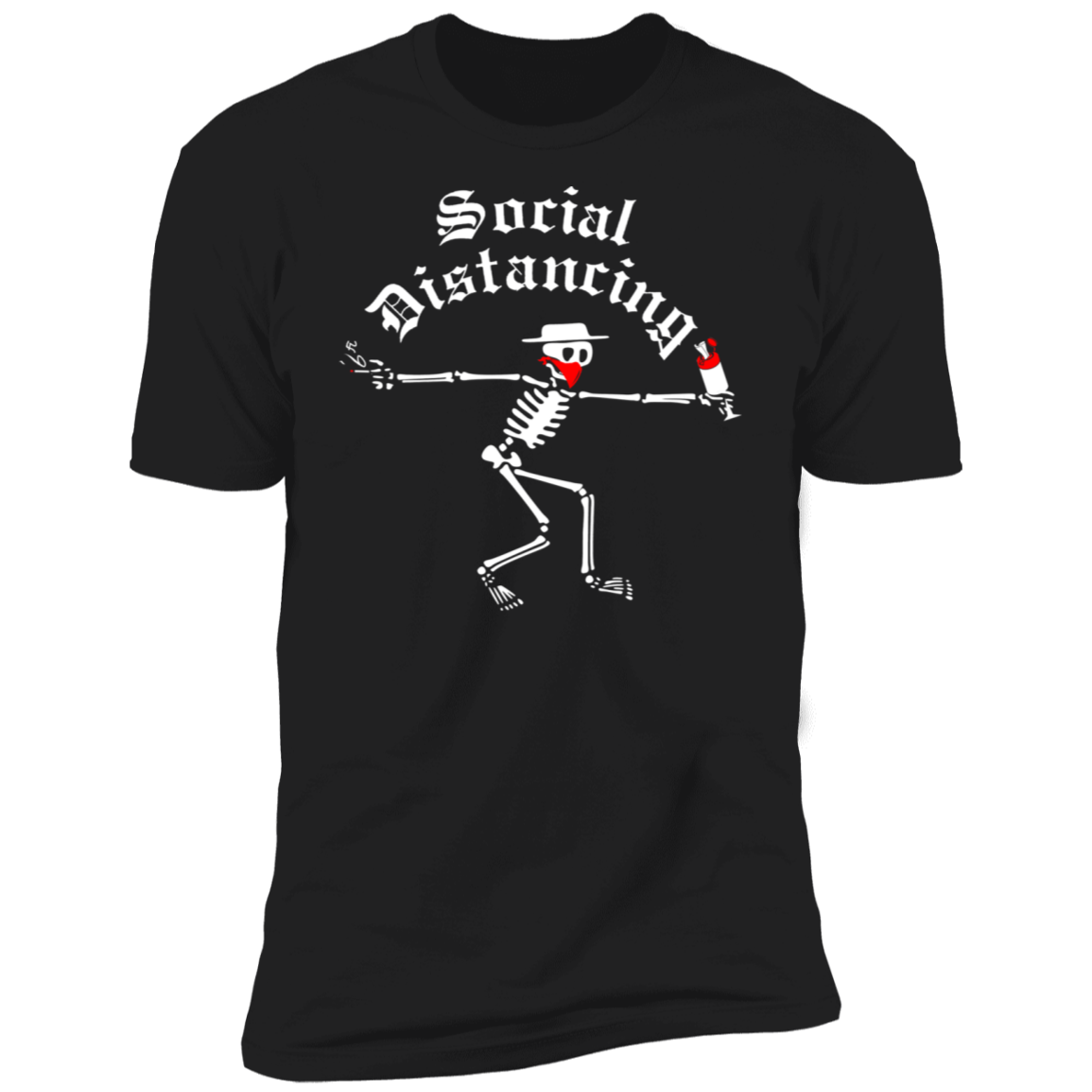 ArtichokeUSA Custom Design. Social Distancing. Social Distortion Parody. Ultra Soft Cotton T-Shirt