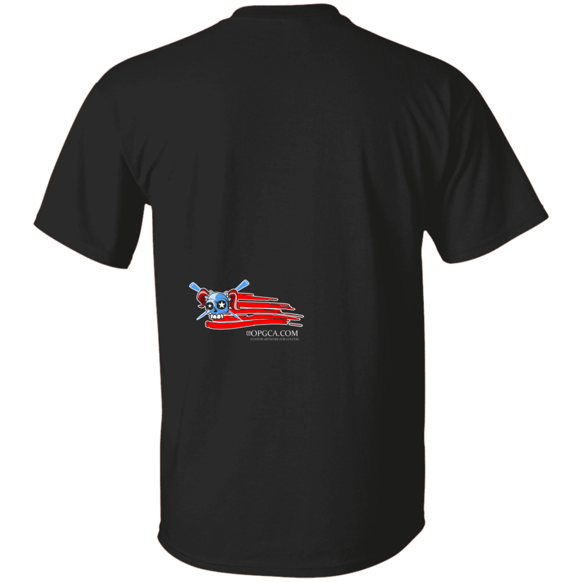 OPG Custom Design #12. American Golfer. Female Edition. Youth 100% Cotton T-Shirt