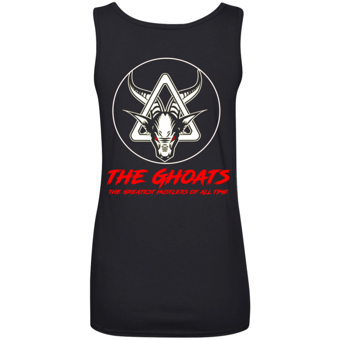 The GHOATS Custom Design #3. Beware of Sharks. Pool/Card Shark. Ladies' 100% Ringspun Cotton Tank Top