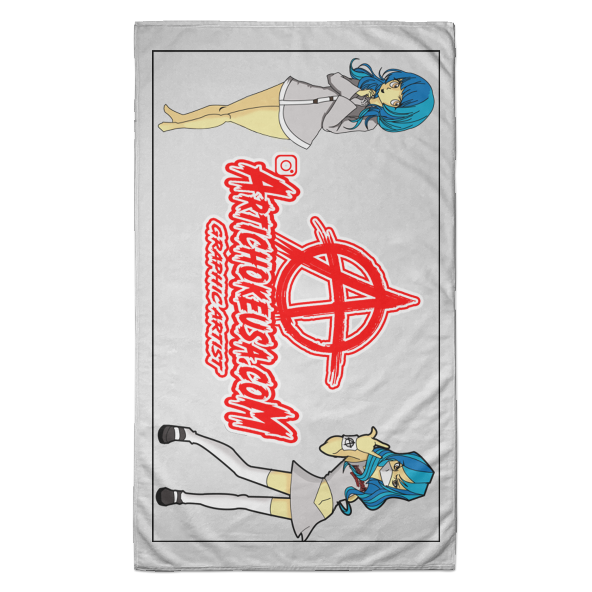 ArtichokeUSA Custom Design. Façade: (Noun) A false appearance that makes someone or something seem more pleasant or better than they really are. Towel - 35x60