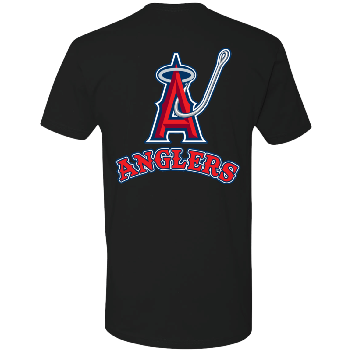 ArtichokeUSA Custom Design. Anglers. Southern California Sports Fishing. Los Angeles Angels Parody. Ultra Soft Cotton T-Shirt