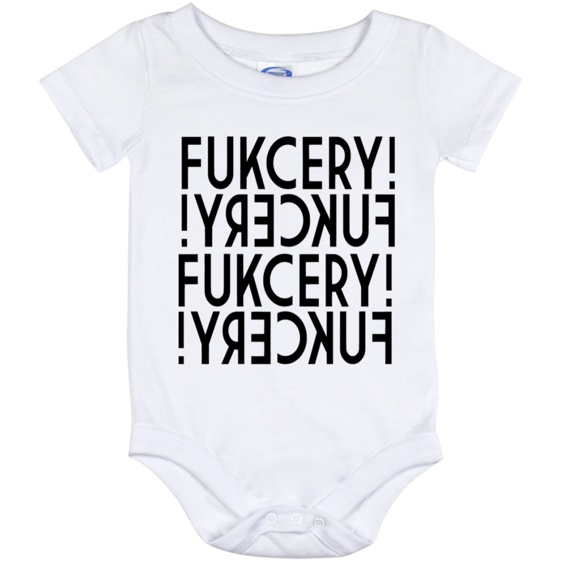ArtichokeUSA Custom Design. FUKCERY. The New Bullshit. Baby Onesie 12 Month