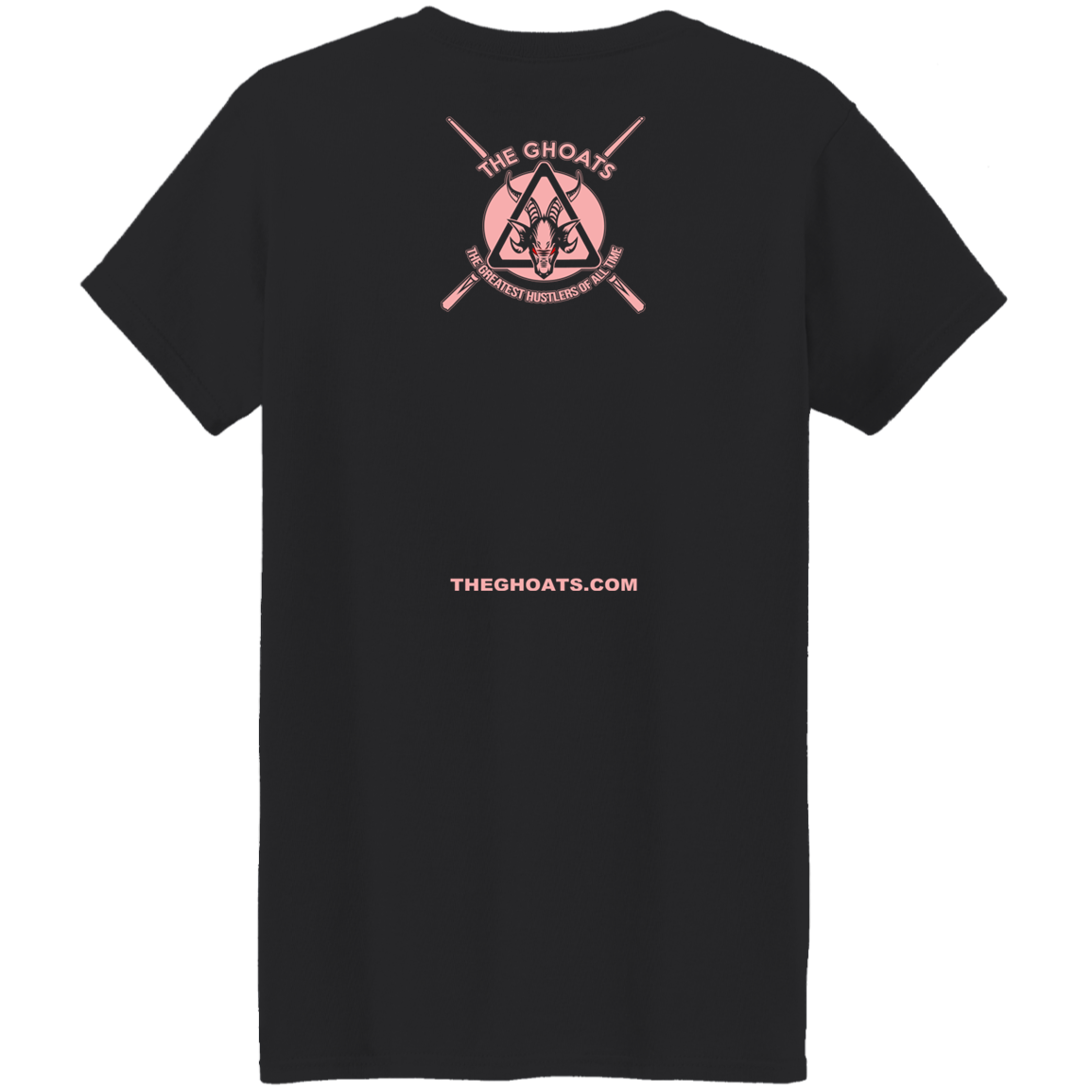 The GHOATS Custom Design #9. Ying Yang. Pool Love Peace. Ladies' 5.3 oz. T-Shirt