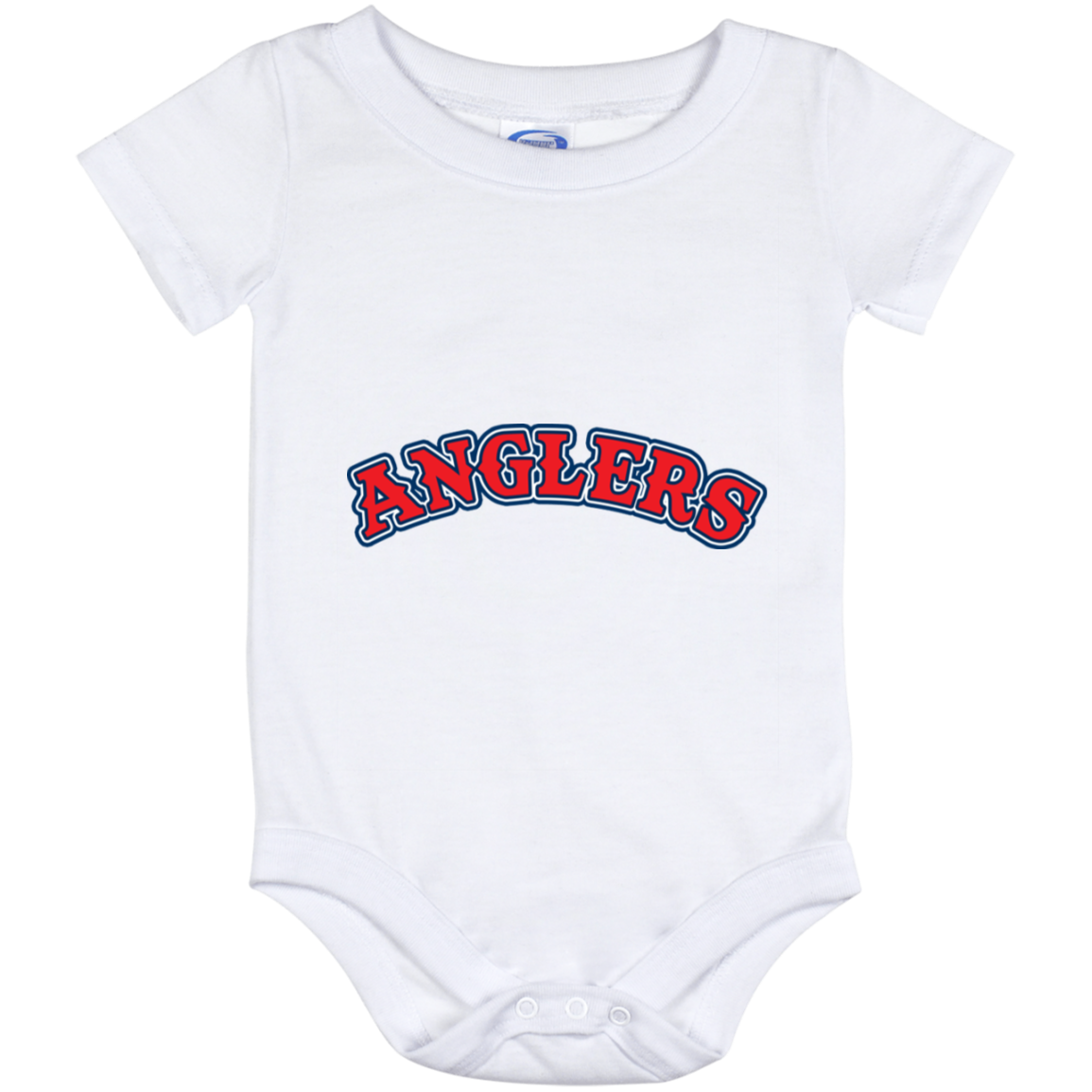 ArtichokeUSA Custom Design. Anglers. Southern California Sports Fishing. Los Angeles Angels Parody. Baby Onesie 12 Month