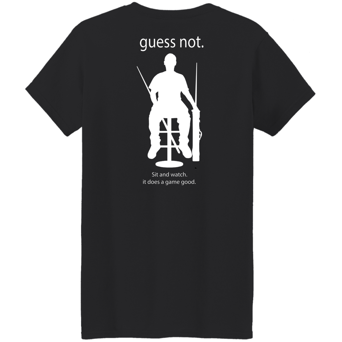 The GHOATS Custom Design. #40 Got Game? / Guess Not. Ladies' Basic T-Shirt