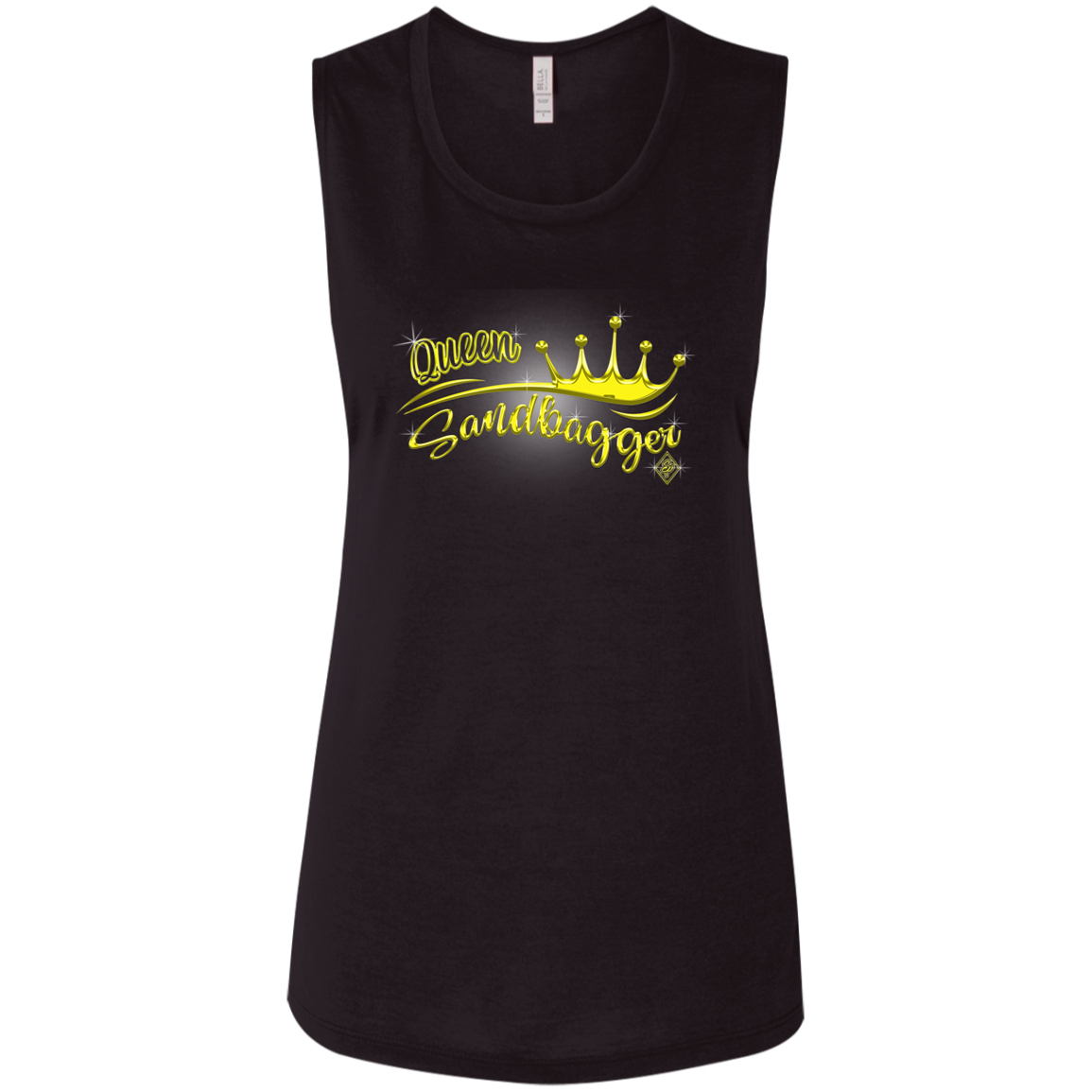Queen Sandbagger Ladies' Flowy Muscle Tank