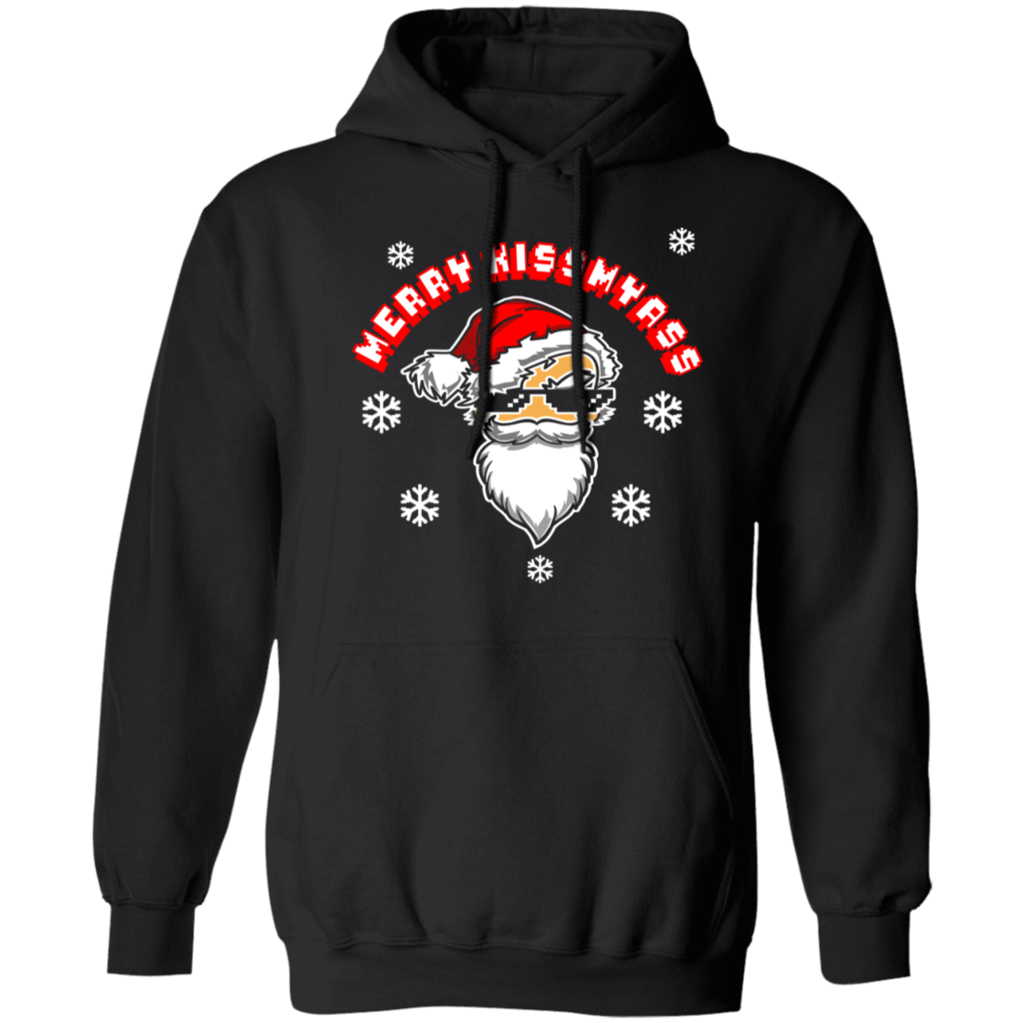 ArtichokeUSA Custom Design. Merry Kiss My Ass. Pullover Hoodie