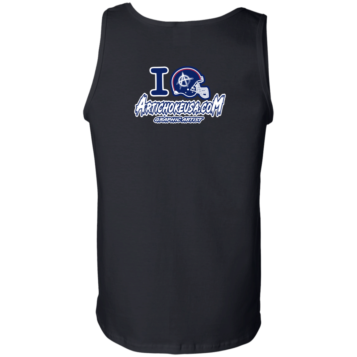 ArtichokeUSA Custom Design. New England Deflatriots. New England Patriots Parody. Men's 100% Cotton Tank Top
