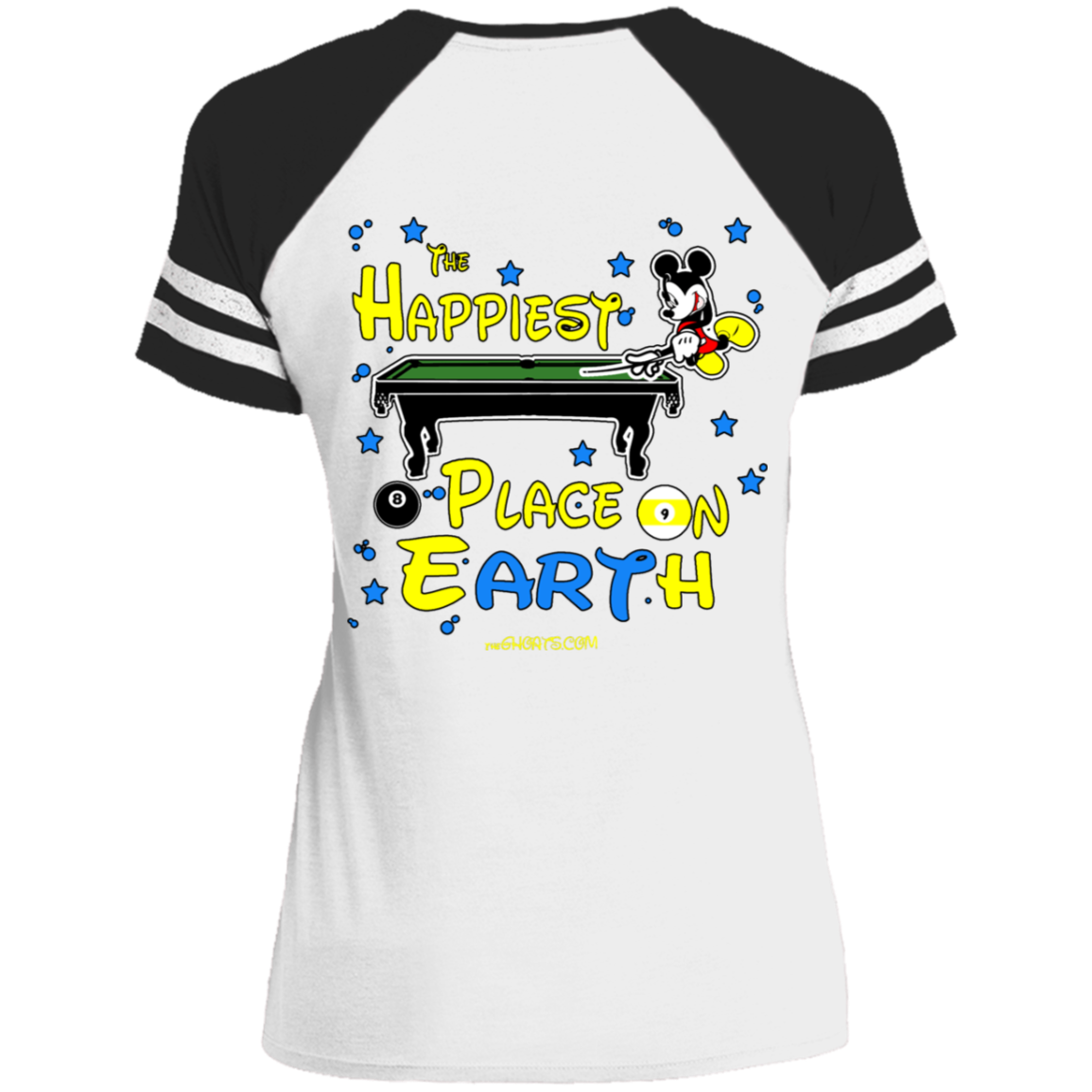 The GHOATS custom design #14. The Happiest Place On Earth. Fan Art. Ladies' Game V-Neck T-Shirt