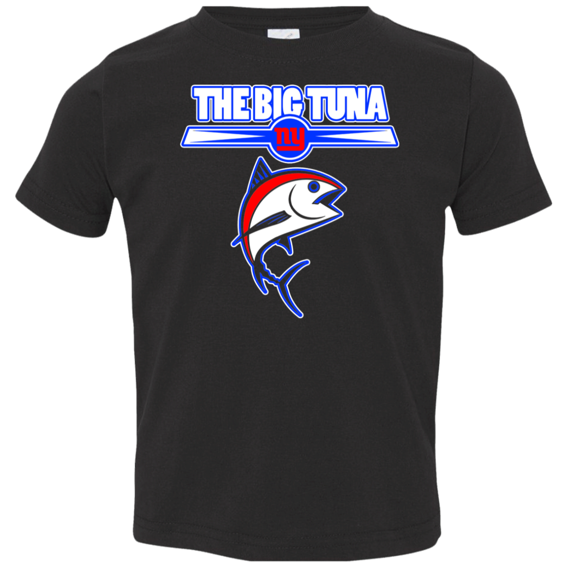 ArtichokeUSA Custom Design. The Big Tuna. Bill Parcell Tribute. NY Giants Fan Art. Toddler Jersey T-Shirt