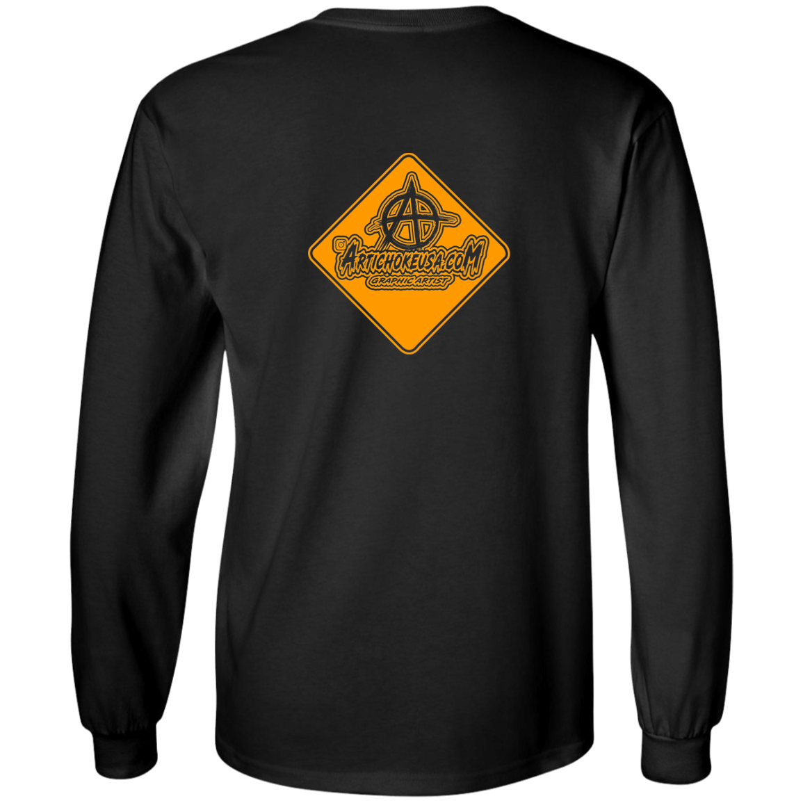 ArtichokeUSA Custom Design. Art Work Ahead. 24,901 Miles (Miles Around the Earth). Youth LS T-Shirt