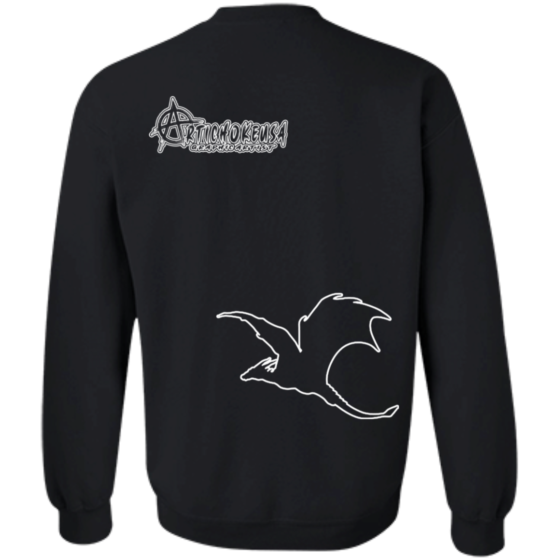 ArtichokeUSA Custom Design #16. Dracarys That Shit Up. Game of Thrones Fan Art. Crewneck Pullover Sweatshirt